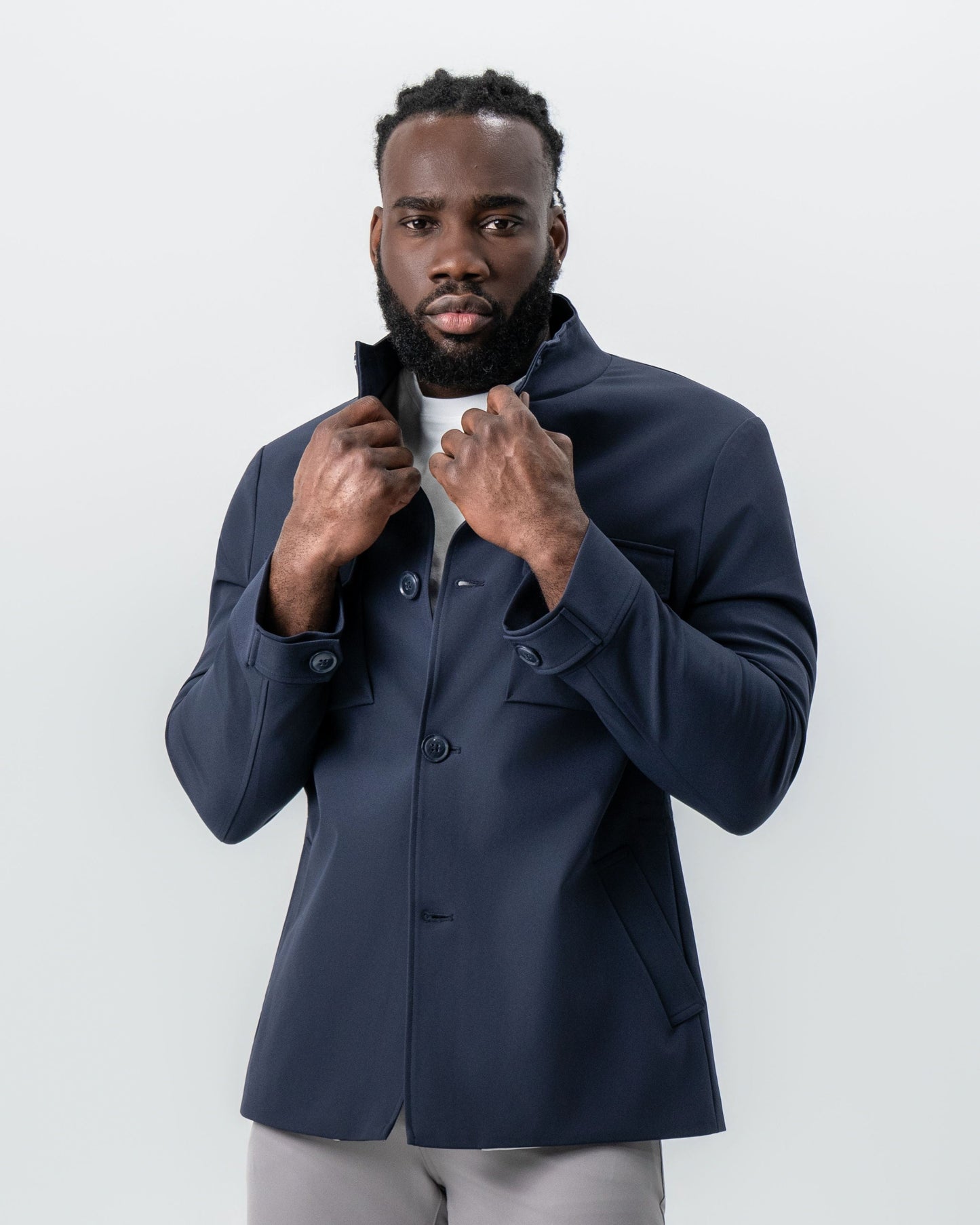 State & Liberty Field Jacket - Navy