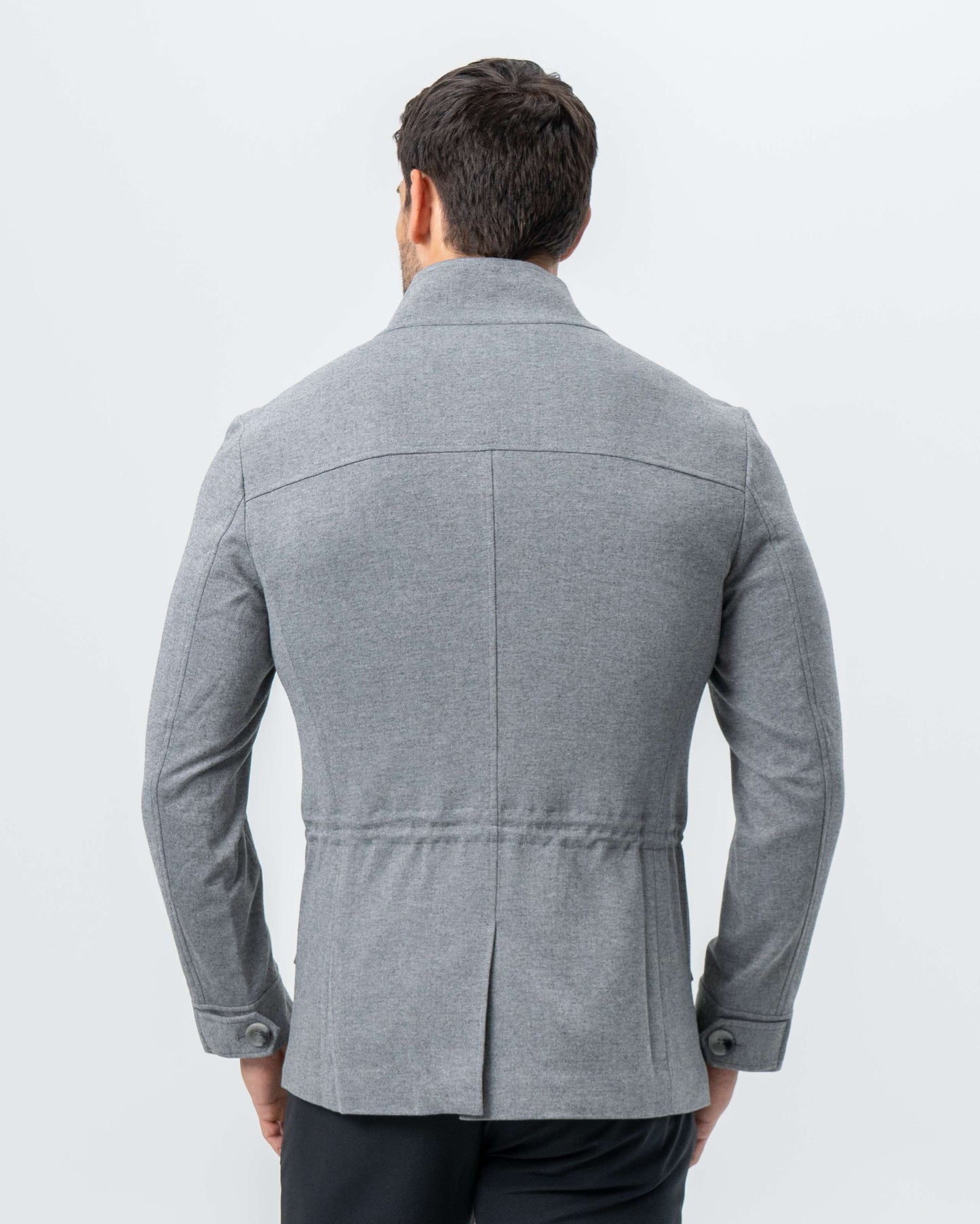 State & Liberty Knit Field Jacket - Grey