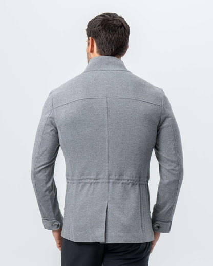 State & Liberty Knit Field Jacket - Grey