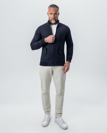 State & Liberty Brushed Bomber - Navy