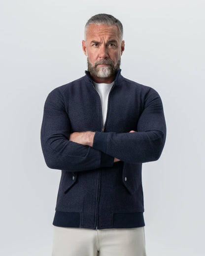 State & Liberty Brushed Bomber - Navy