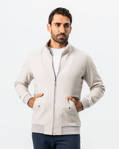 State & Liberty Brushed Bomber - Tan