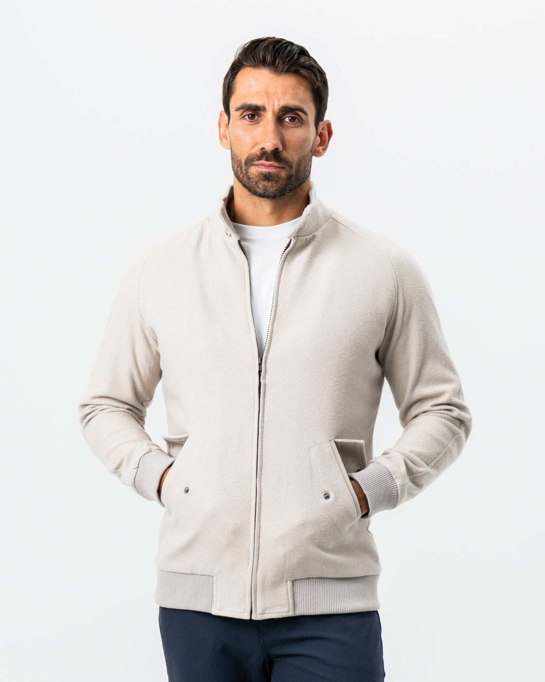 State & Liberty Brushed Bomber - Tan