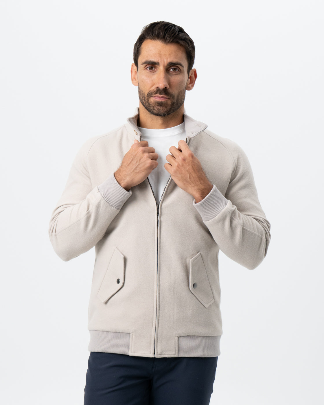 State & Liberty Brushed Bomber - Tan