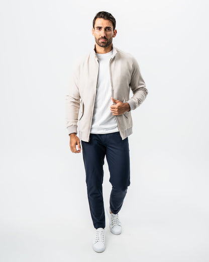 State & Liberty Brushed Bomber - Tan