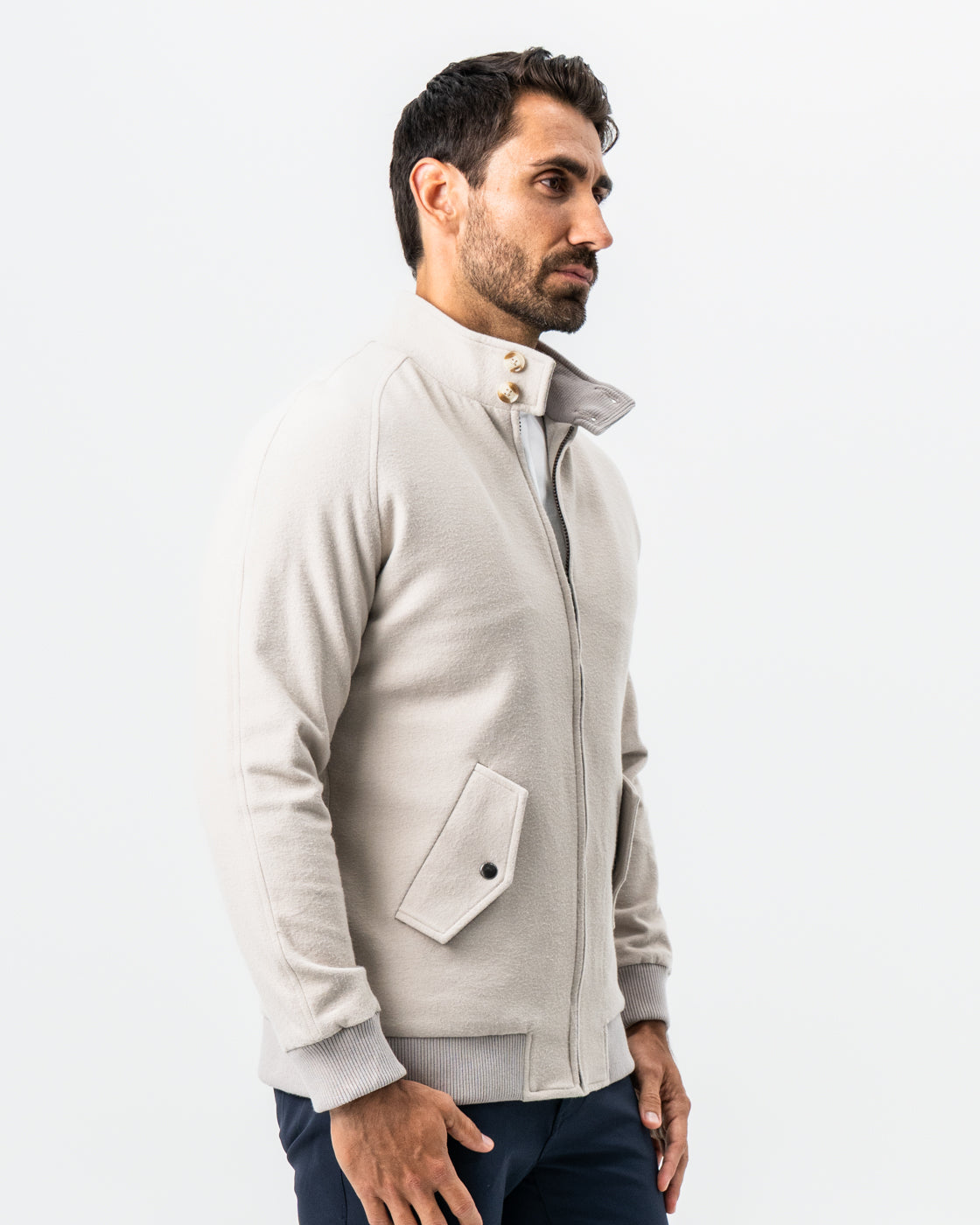 State & Liberty Brushed Bomber - Tan