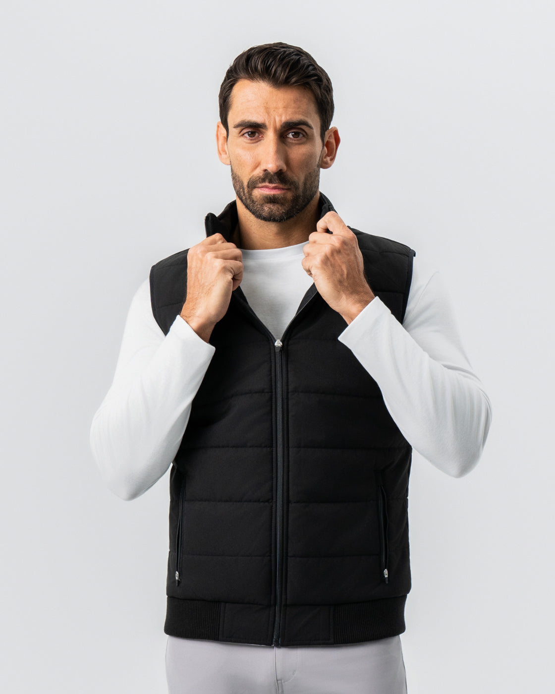 State & Liberty Down Vest - Black