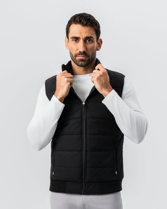 State & Liberty Down Vest - Black