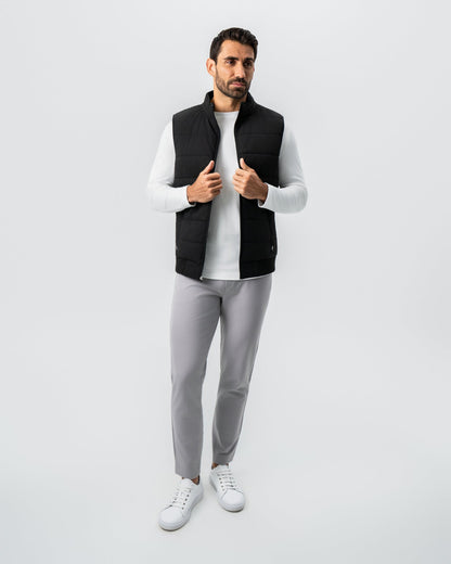 State & Liberty Down Vest - Black
