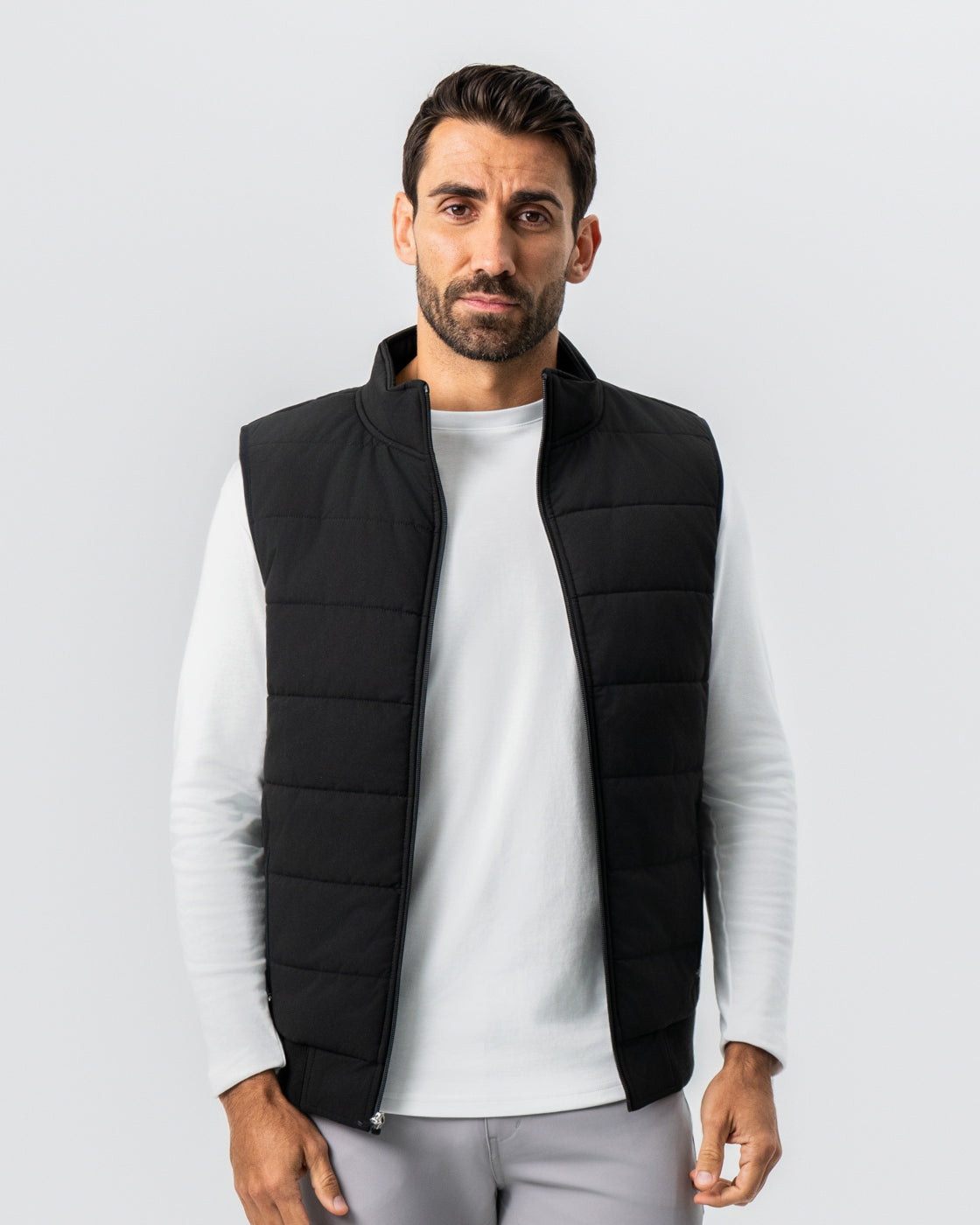 State & Liberty Down Vest - Black