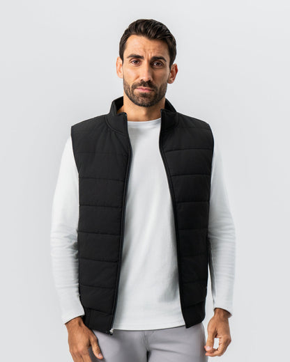 State & Liberty Down Vest - Black