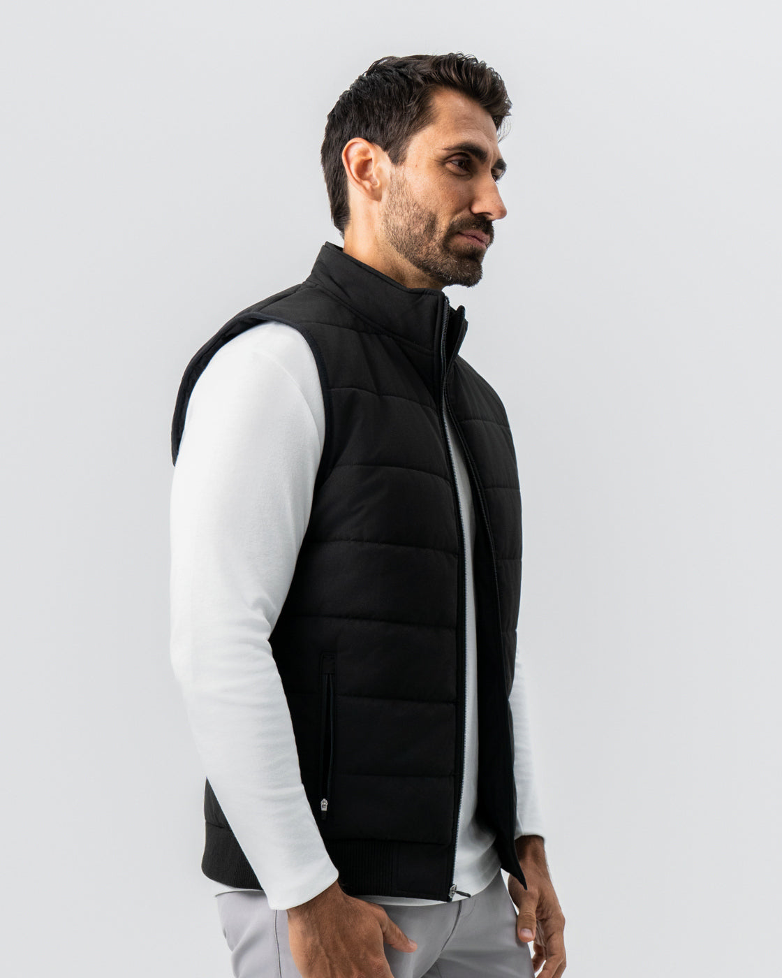 State & Liberty Down Vest - Black