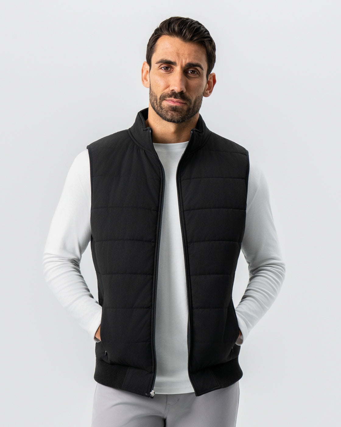 State & Liberty Down Vest - Black