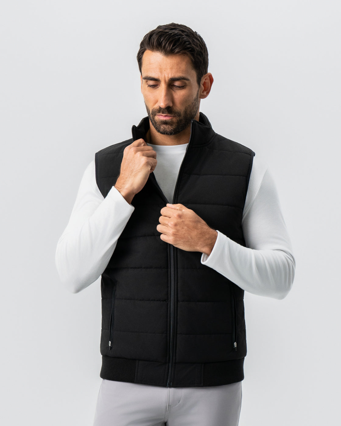 State & Liberty Down Vest - Black