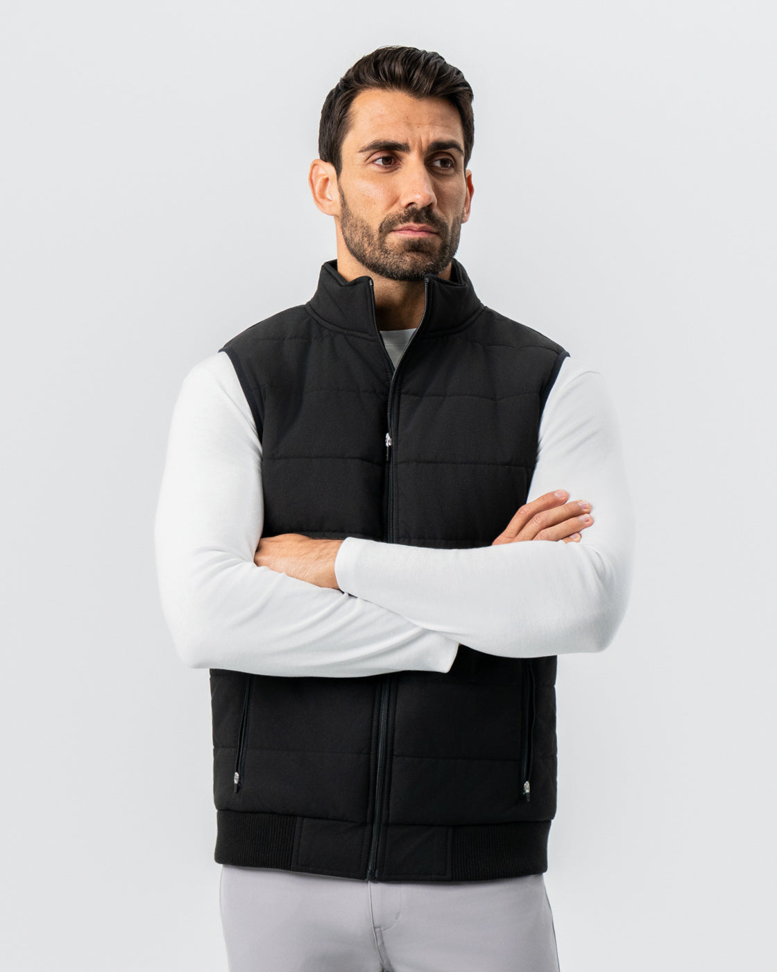 State & Liberty Down Vest - Black
