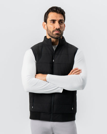 State & Liberty Down Vest - Black
