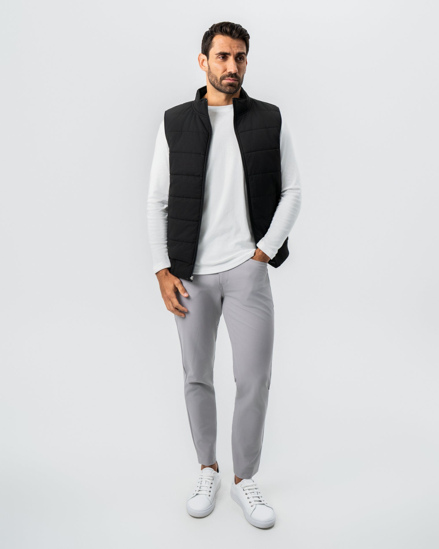 State & Liberty Down Vest - Black