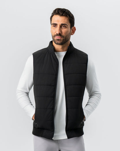 State & Liberty Down Vest - Black