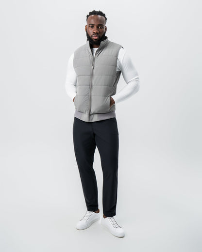 State & Liberty Down Vest - Light Grey