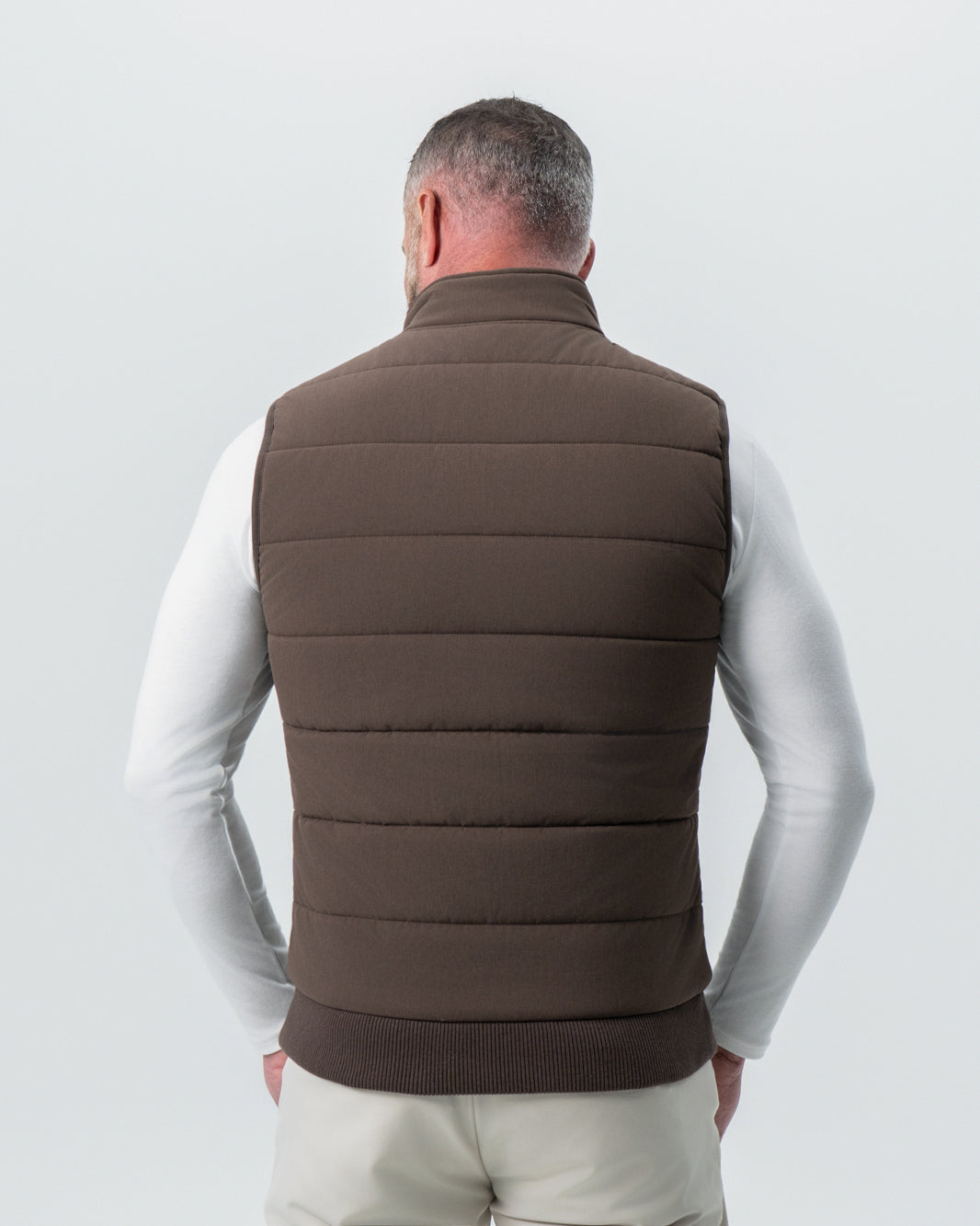 State & Liberty Down Vest - Brown