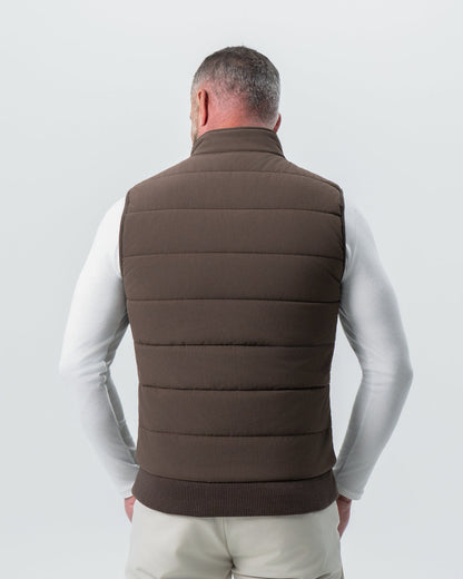 State & Liberty Down Vest - Brown