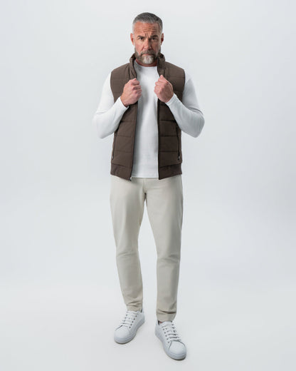 State & Liberty Down Vest - Brown