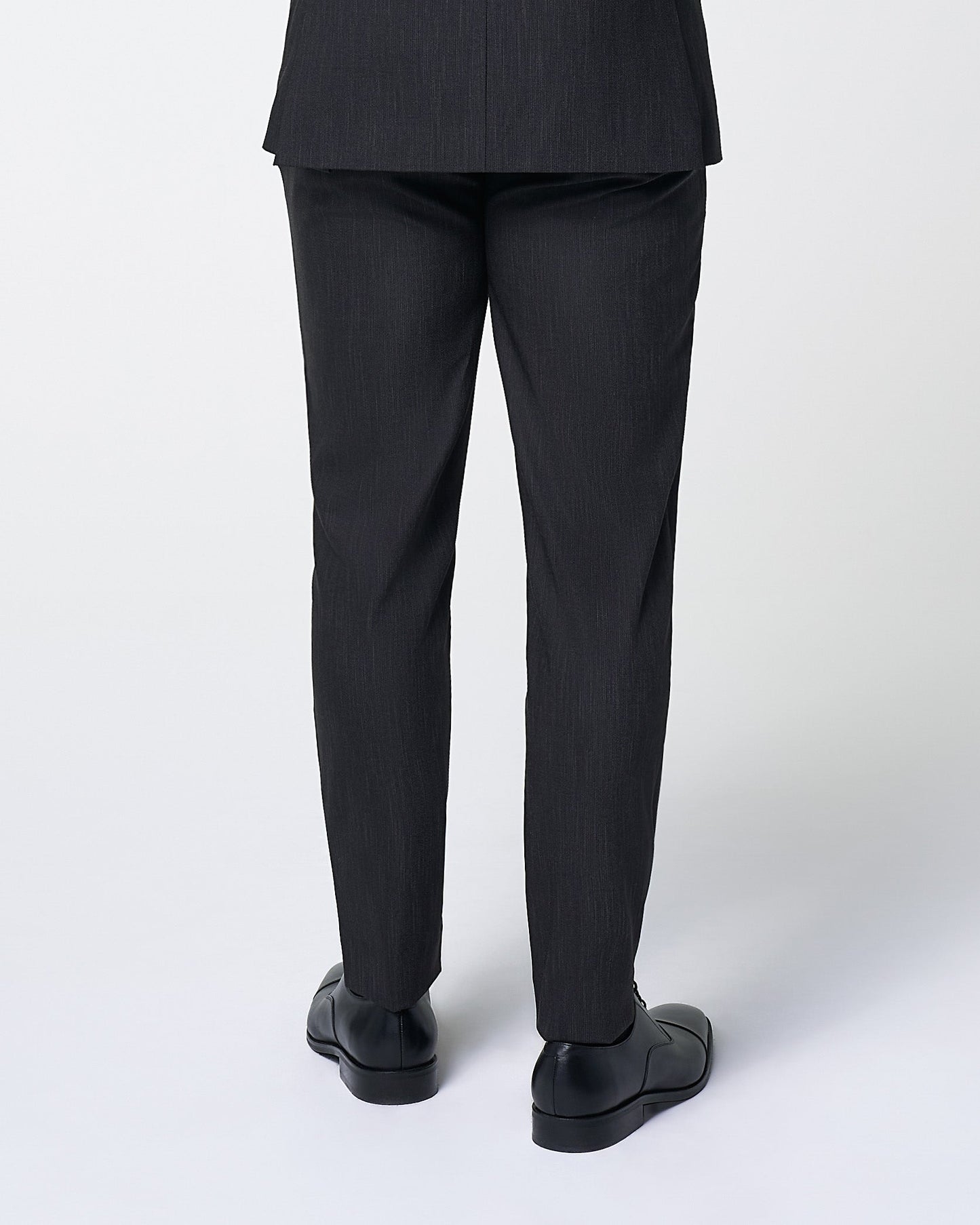 State & Liberty Athletic Fit Stretch Suit Pants - Heathered Charcoal