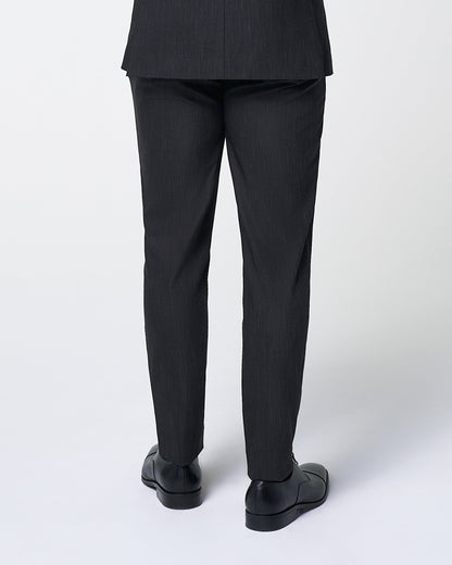 State & Liberty Athletic Fit Stretch Suit Pants - Heathered Charcoal