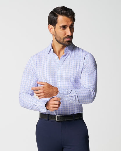 State & Liberty "The Baron" Purple and Blue Plaid