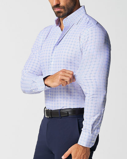 State & Liberty "The Baron" Purple and Blue Plaid