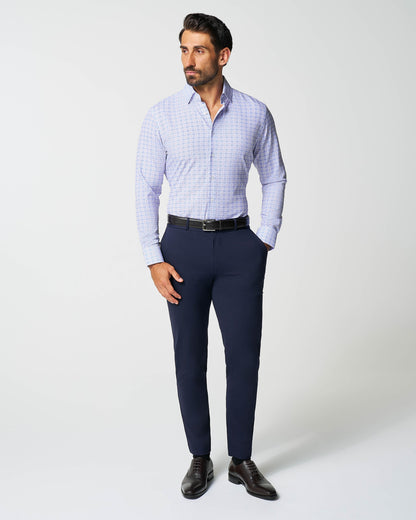 State & Liberty "The Baron" Purple and Blue Plaid