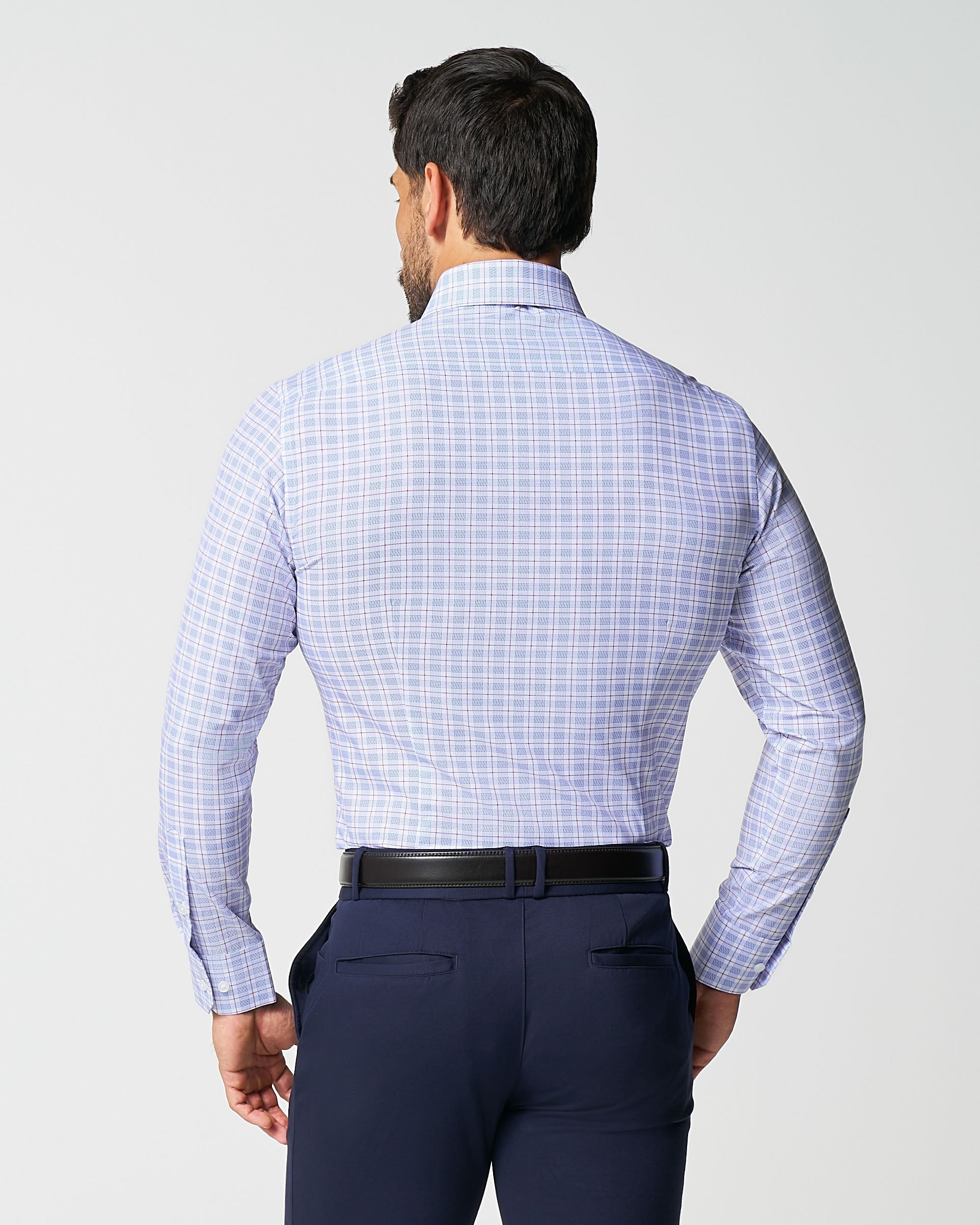 State & Liberty "The Baron" Purple and Blue Plaid