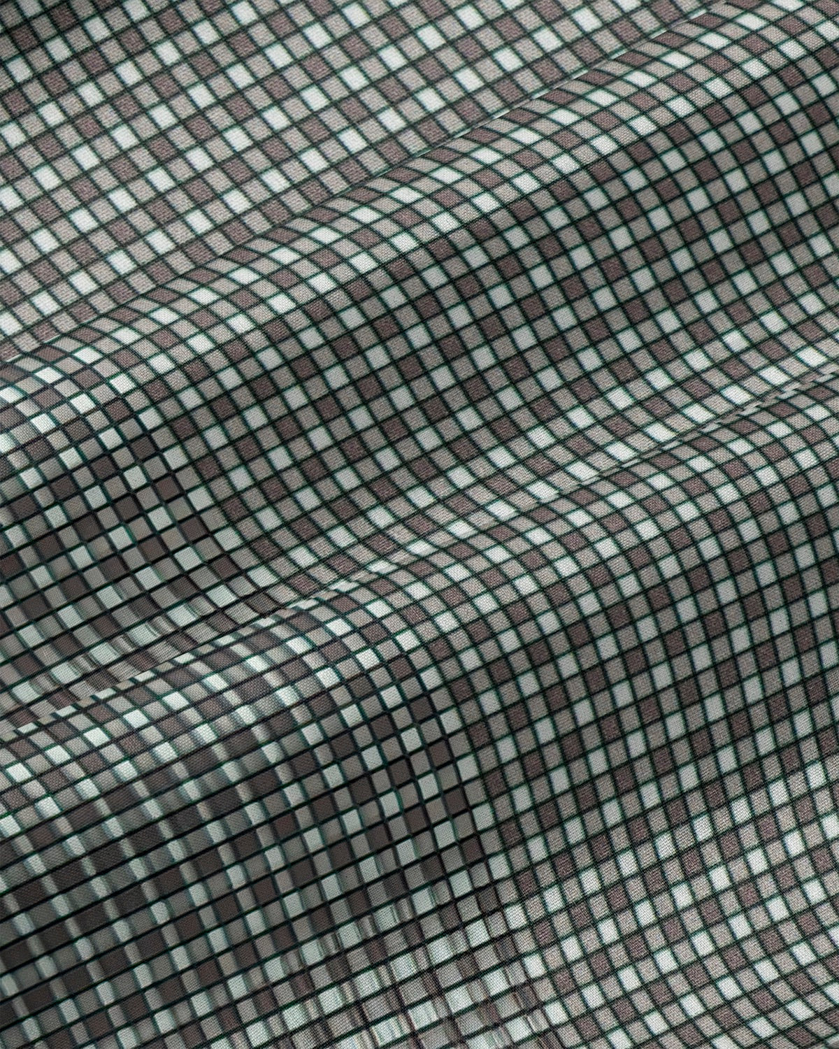 State & Liberty "The La Porta" Green, White, & Black Mini Double Check