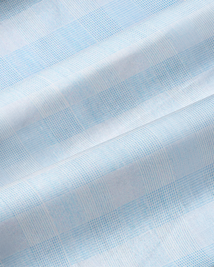 State & Liberty "The Flynn" Light Blue & White Plaid
