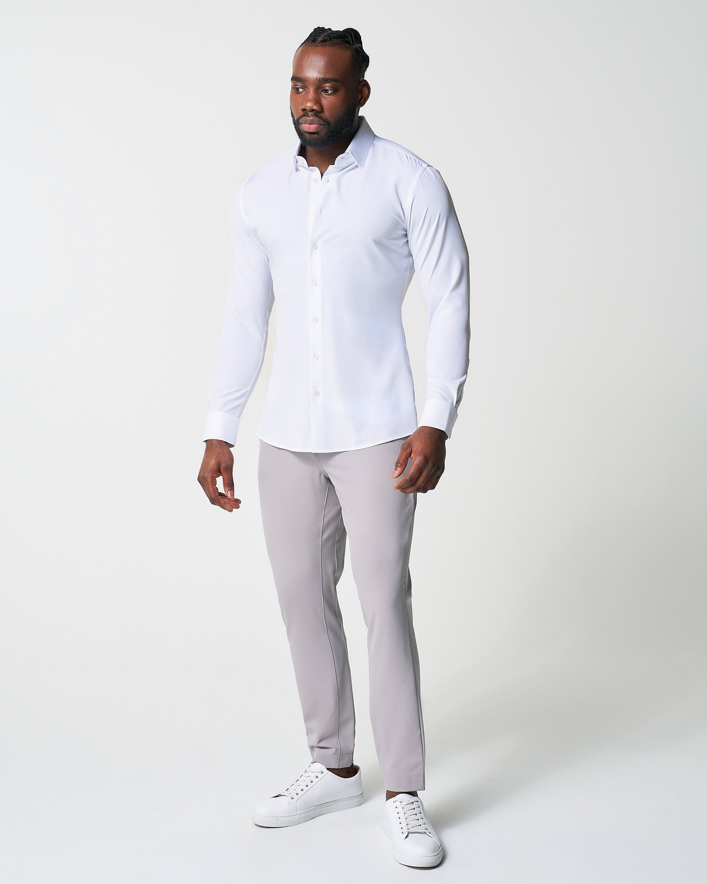 State & Liberty "The Everest" Winter-Weight Solid White