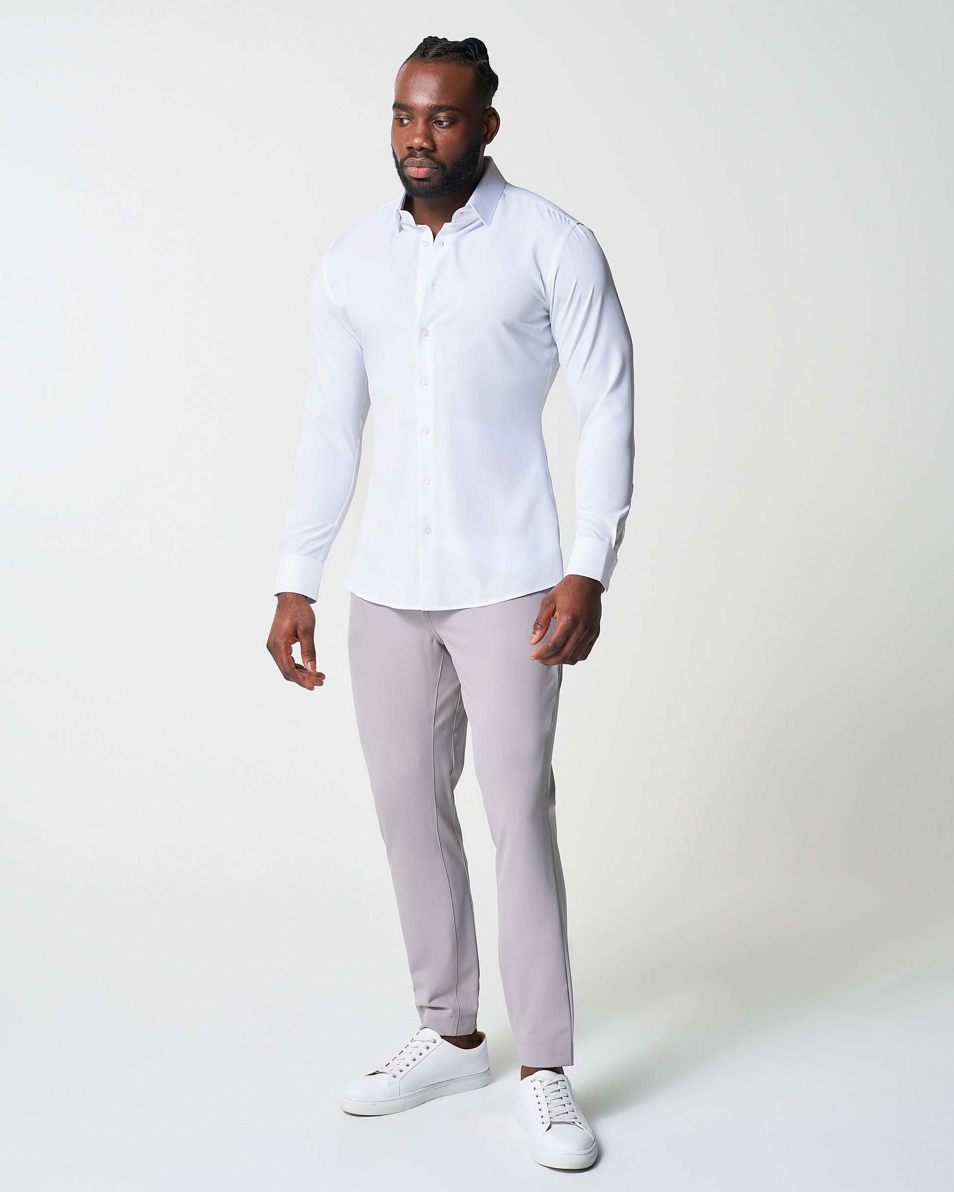 State & Liberty "The Everest" Winter-Weight Solid White