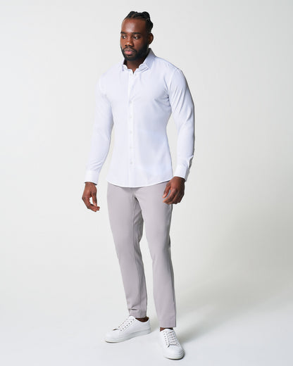State & Liberty "The Everest" Winter-Weight Solid White