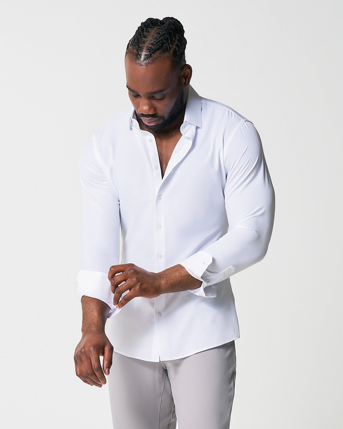 State & Liberty "The Everest" Winter-Weight Solid White