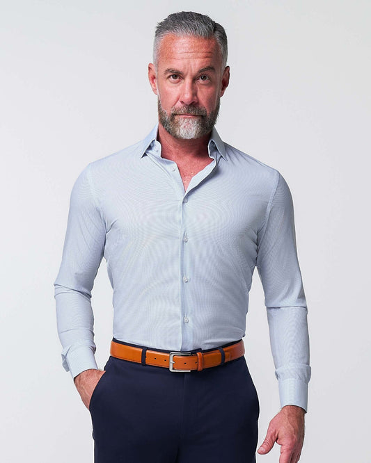 State & Liberty "The Jameson" Mini Navy Dot Print