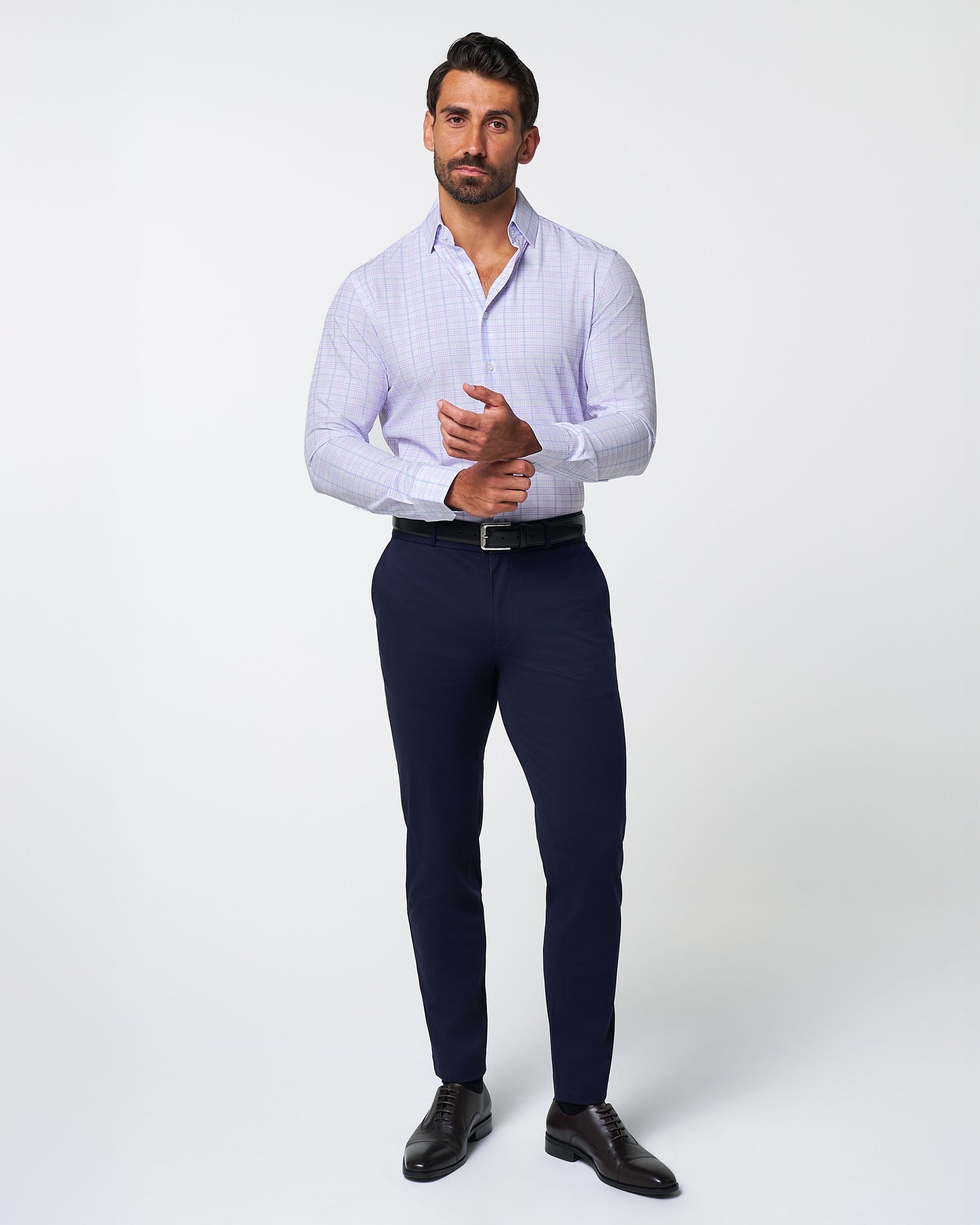 State & Liberty "The Lavender" Light & Dark Purple Plaid