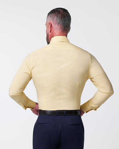 State & Liberty "The Stanley" Yellow Microcheck