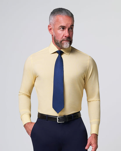 State & Liberty "The Stanley" Yellow Microcheck