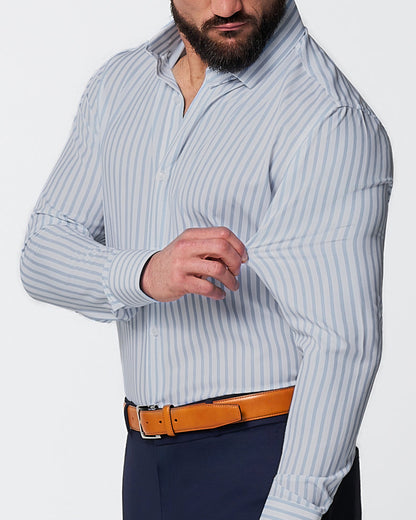 State & Liberty "The Francisco" Light Blue Mid-Stripe