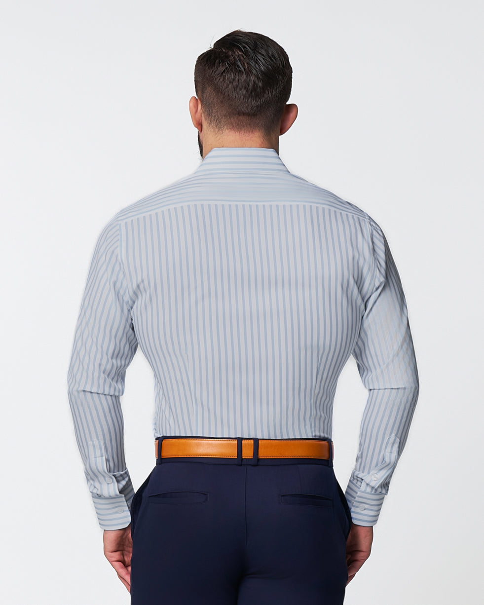 State & Liberty "The Francisco" Light Blue Mid-Stripe