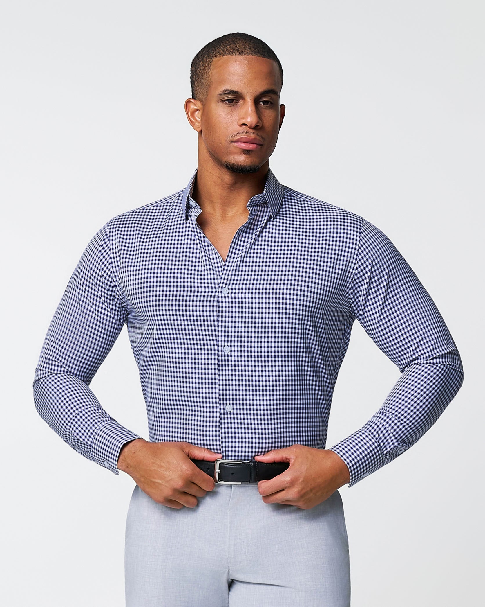 State & Liberty "The Rooney" Navy Gingham