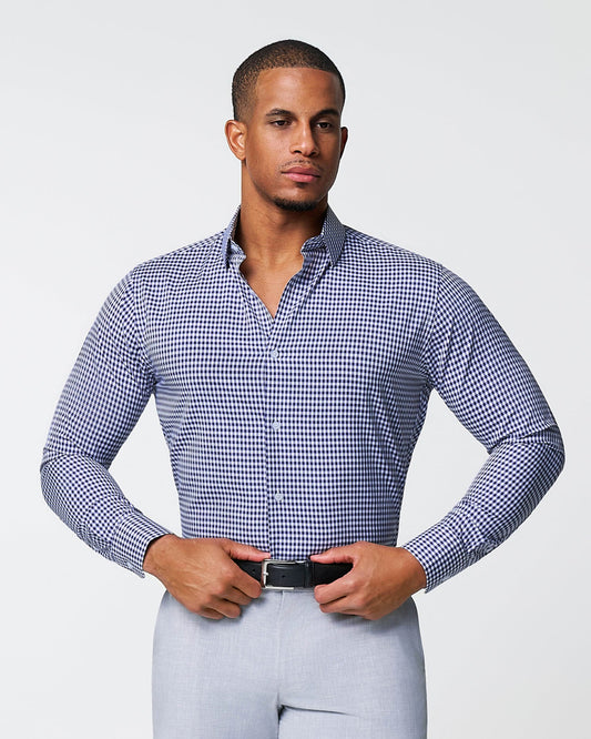 State & Liberty "The Rooney" Navy Gingham