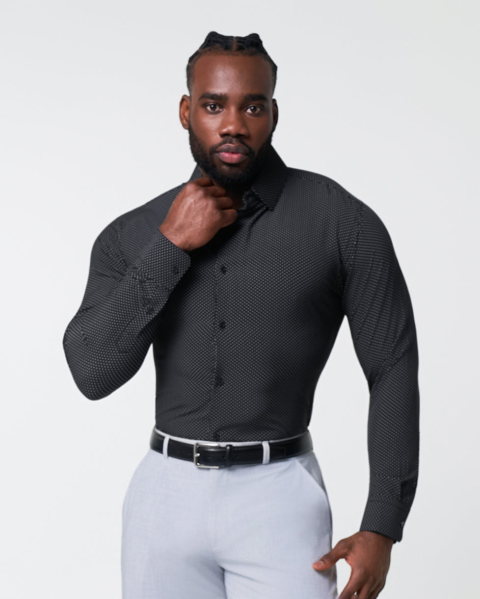 State & Liberty "The Reader" Black with White Dots