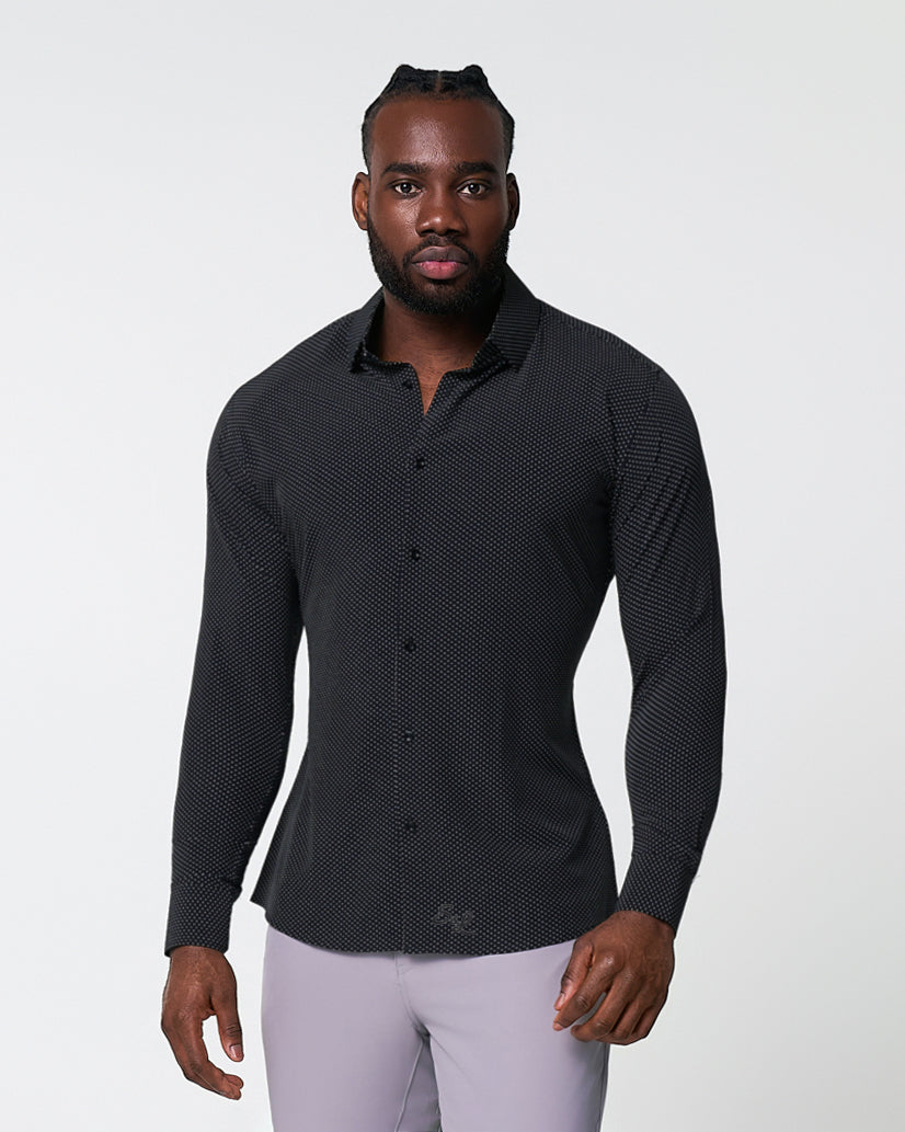 State & Liberty "The Reader" Black with White Dots