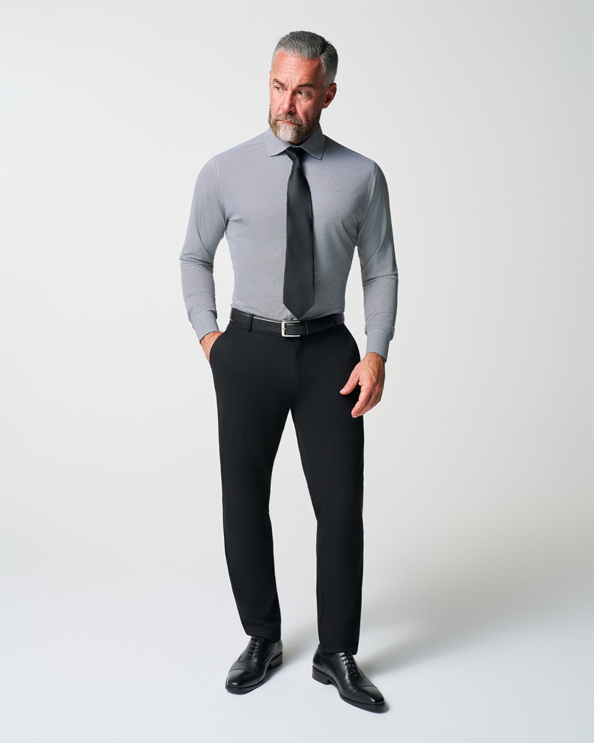 State & Liberty "The Newbury" Black Windowpane