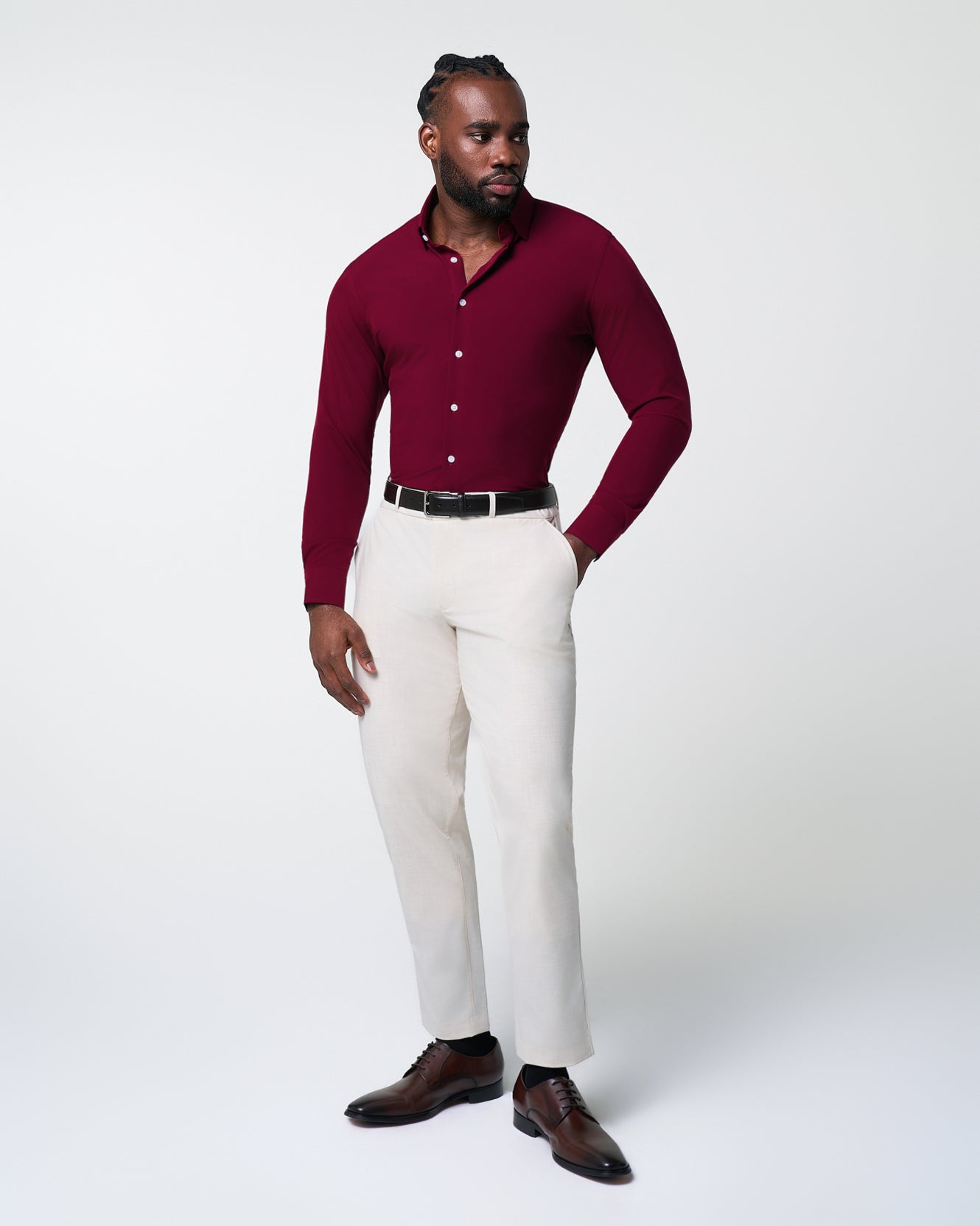 State & Liberty "The Ward" Solid Maroon